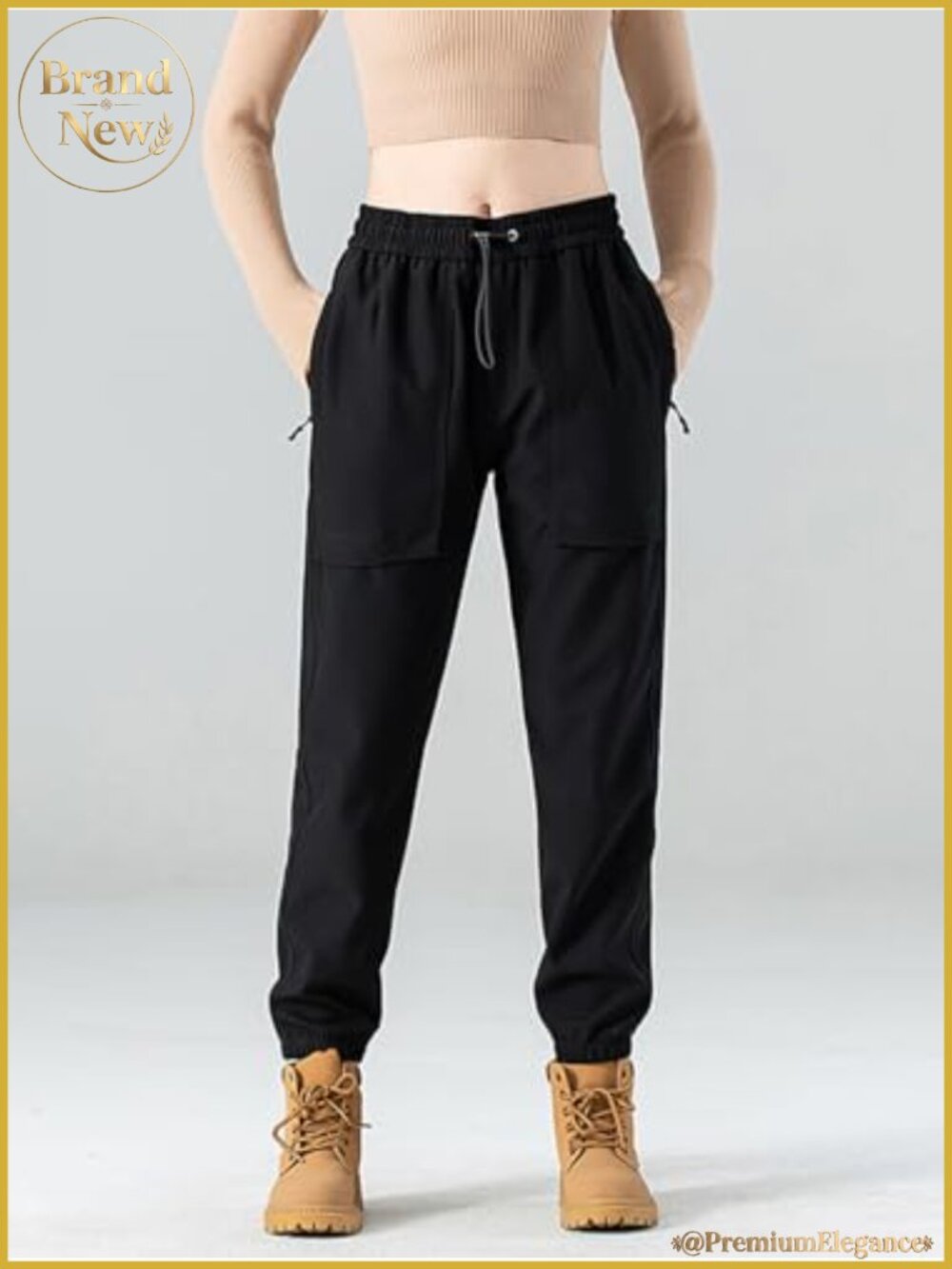 Cargo Pants Windbreaker Waterproof Windproof Zippers Pockets Hiking Outdoor